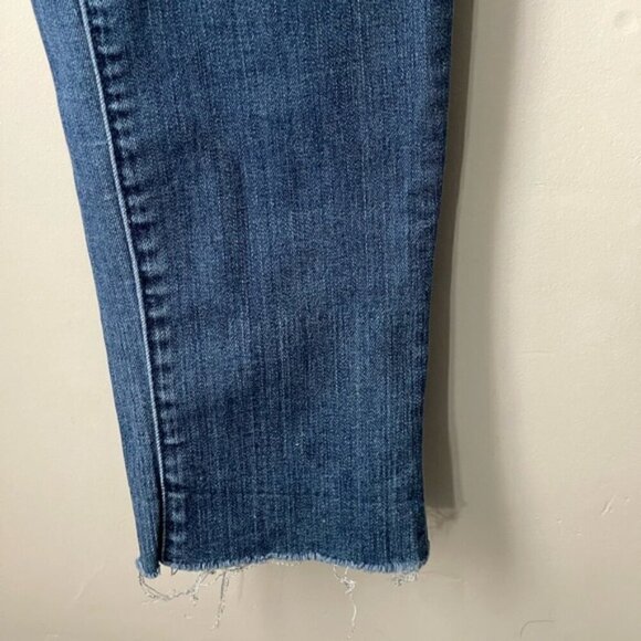 Judy Blue Plaid Cuffed Slim Fit Jean size 26 stretch classic medium wash jeans - Picture 7 of 16